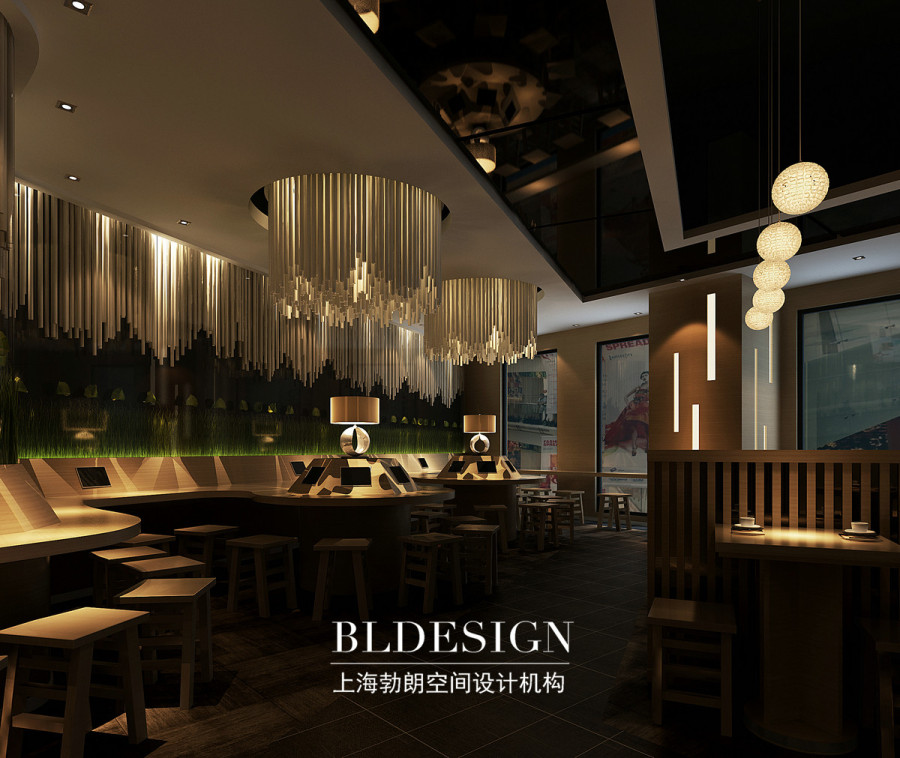 郑州虢国羊肉汤馆二七万达店连锁餐饮店面设计