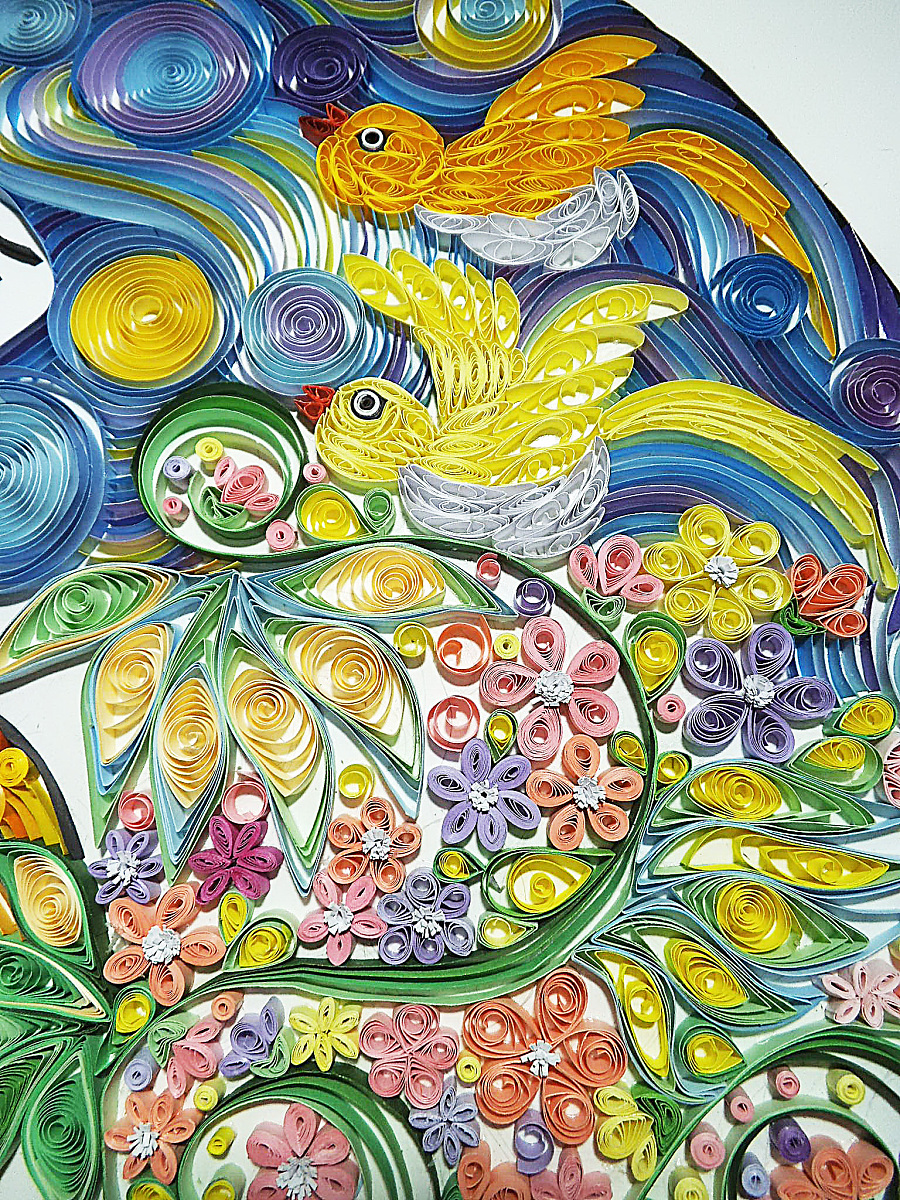 立体纸艺插画 四川师范大学 #青春答卷2015#毕