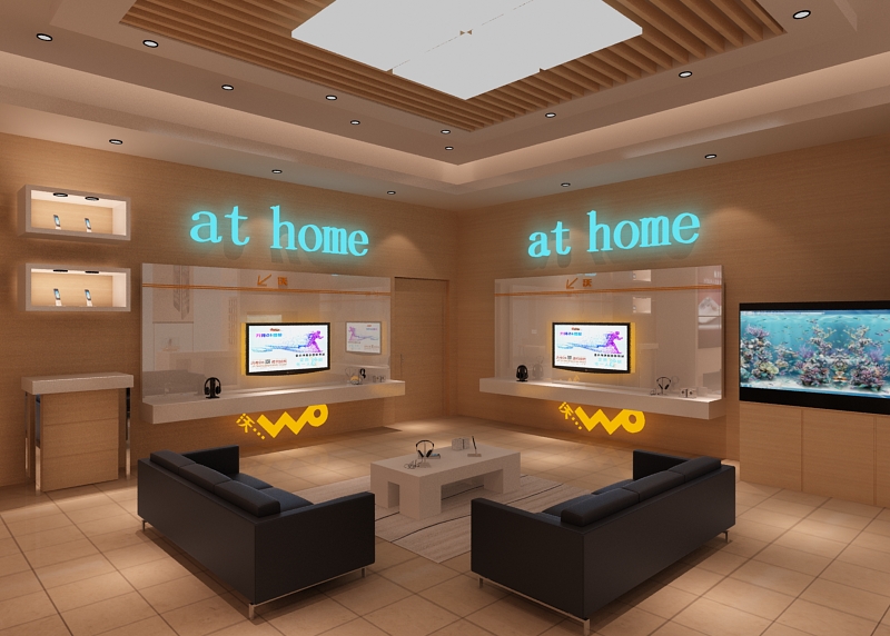 联通营业厅|展示\/橱窗\/店面设计|空间\/建筑|等风来H - 原创设计作品 - 站酷 (ZCOOL)