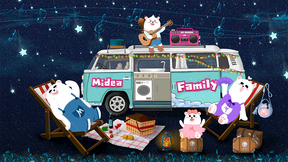 已参与:这是你的熊小美——midea family图案创意设计大赛