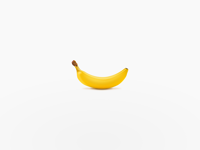 sketch画的一根香蕉