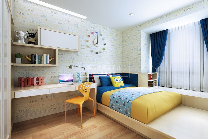 贵阳观府壹号120㎡洋房北欧风格装修效果图案