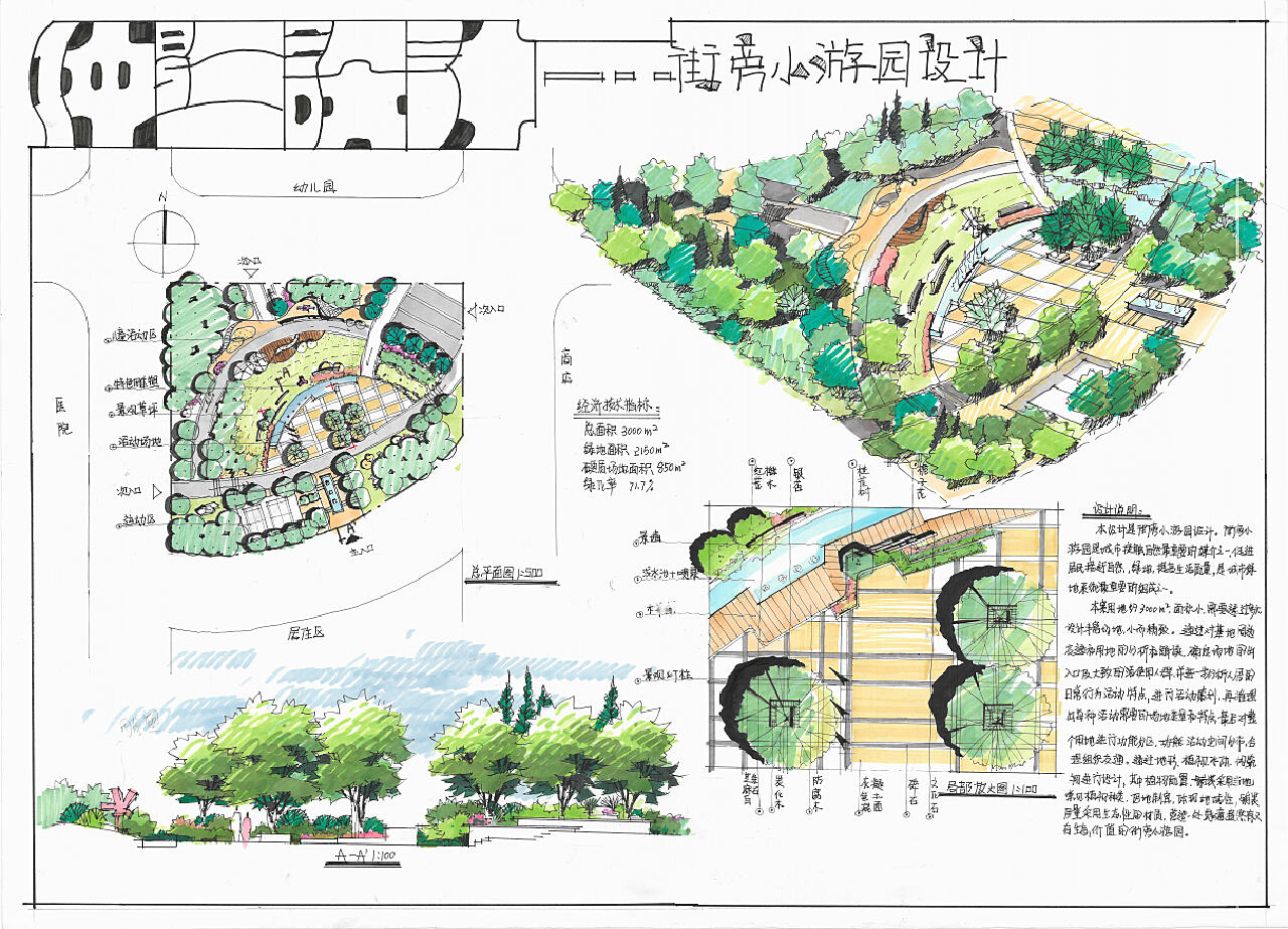 南京林业大学园林快题设计