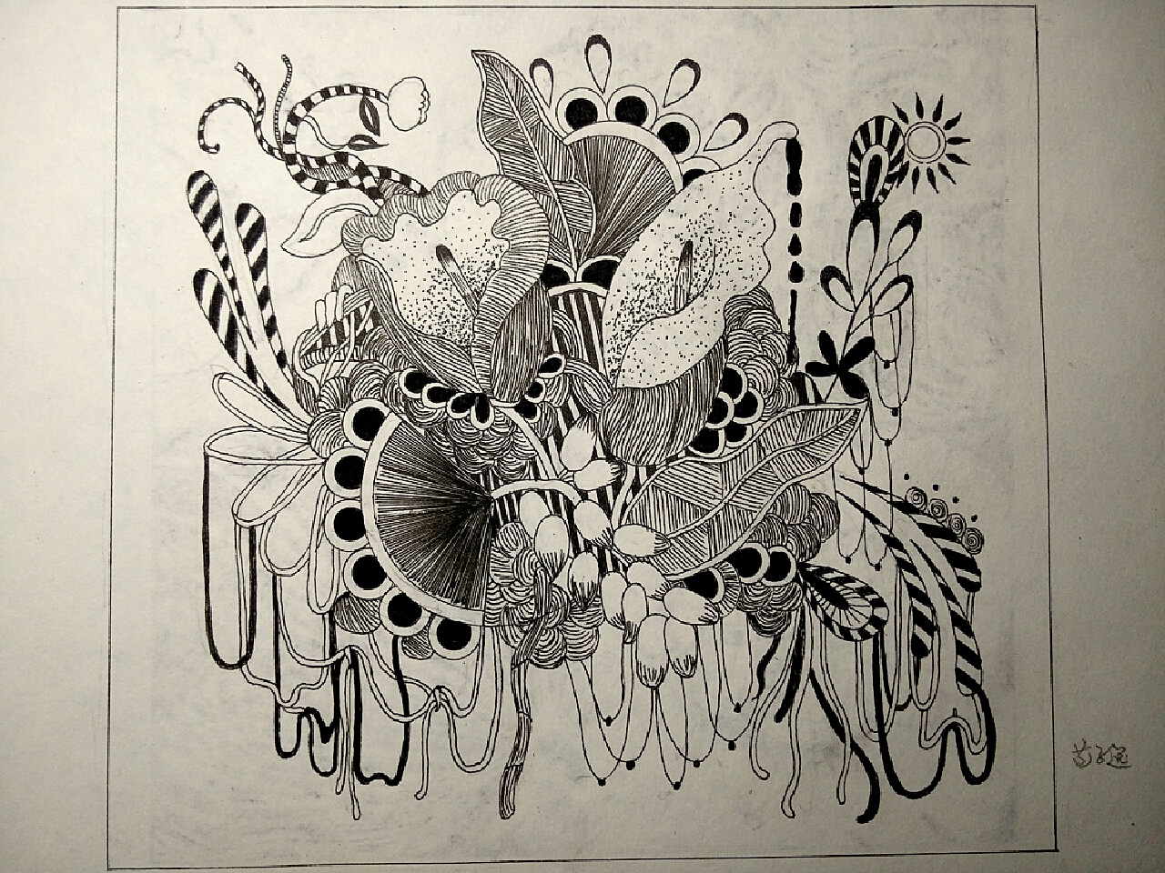 装饰图案-植物-临摹
