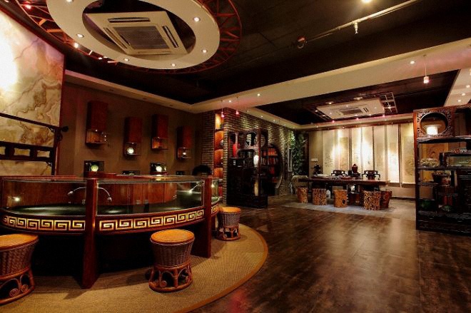 奇珍异宝古玩店-成都珠宝店装修800立方电量系统新风图片