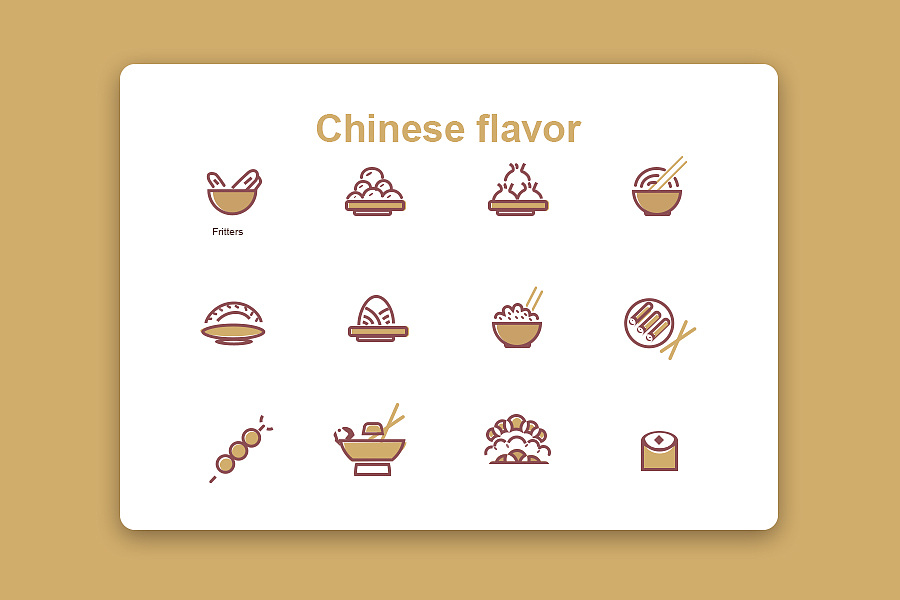 中国味道icon|ui|图标|帛旨 - 原创作品 - 站酷