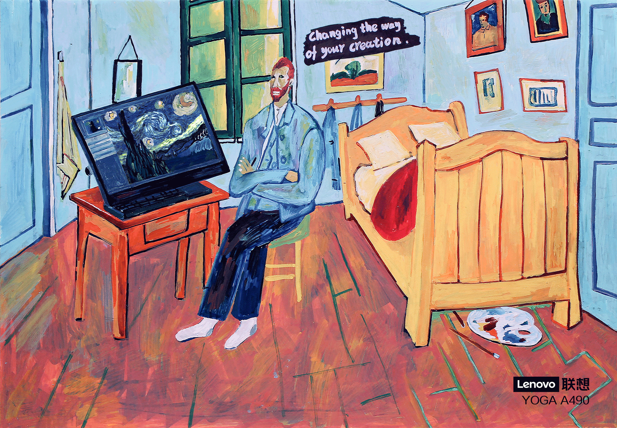 梵高告诉我们|平面|海报|艺术插画师小杜子 - 原创作品 - 站酷 (zcool