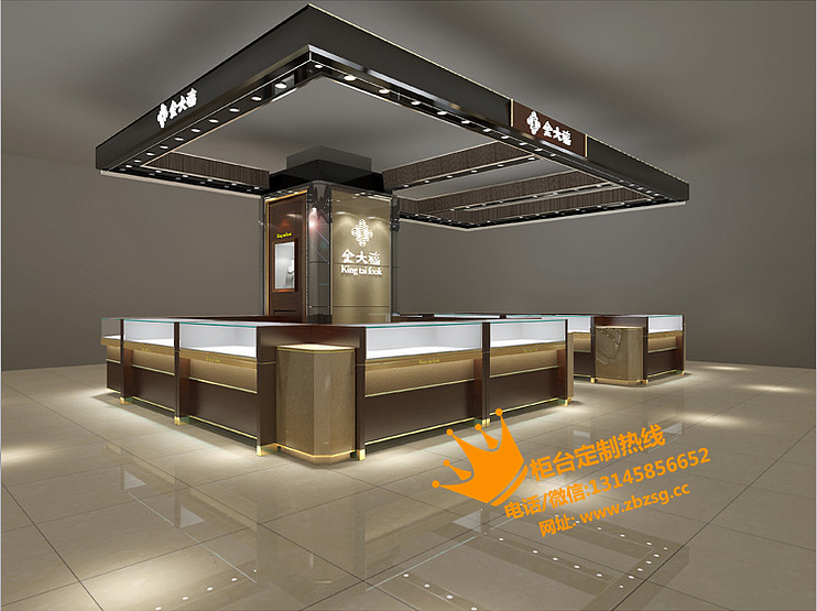 香港金六福珠宝专柜_香港金六福珠宝展柜_金