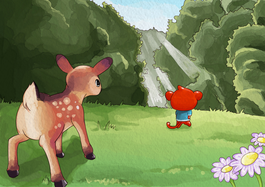 一言不合就发站酷~万科阿猴的故事绘本= =。水