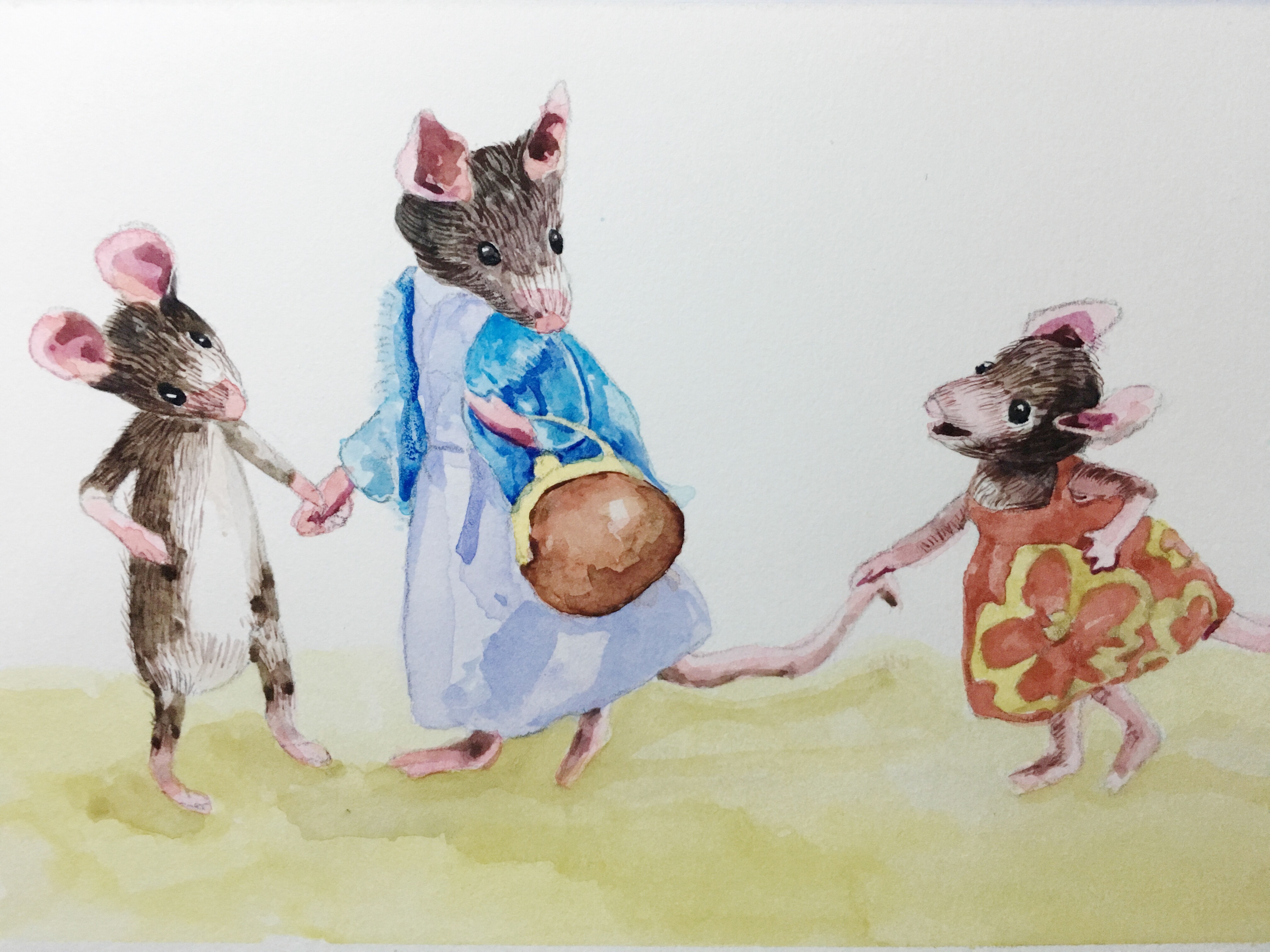 小老鼠|插画|儿童插画|青梗rice - 原创作品 - 站酷 (ZCOOL)