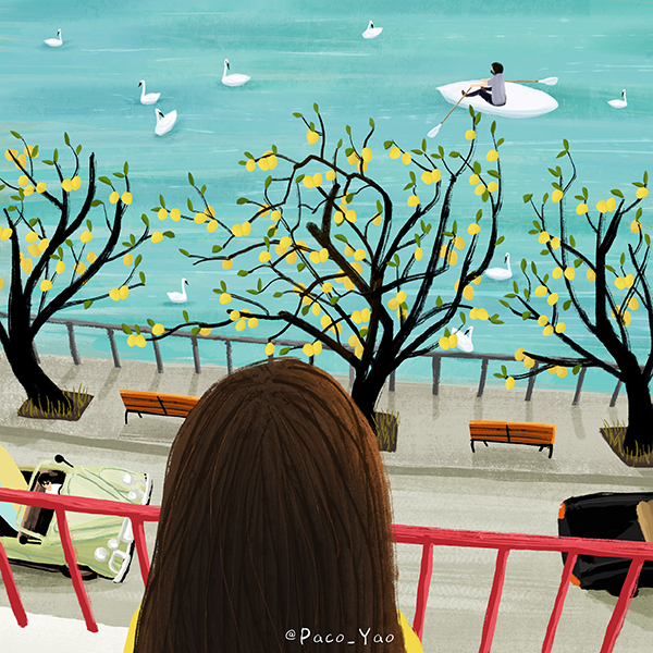 柠檬树|其他绘画|插画|Paco_Yao - 原创设计作品