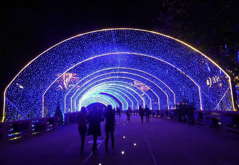 上海幕明设计街景灯光装饰 景区灯光亮化工程