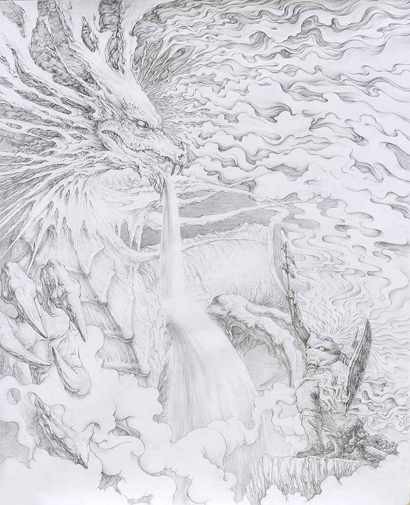 刑天舞干戚|概念设定|插画|shockmind - 原创设