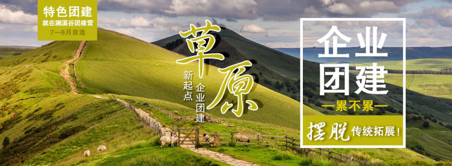 轮播图草原团建|企业官网|网页|茶心 - 原创设计