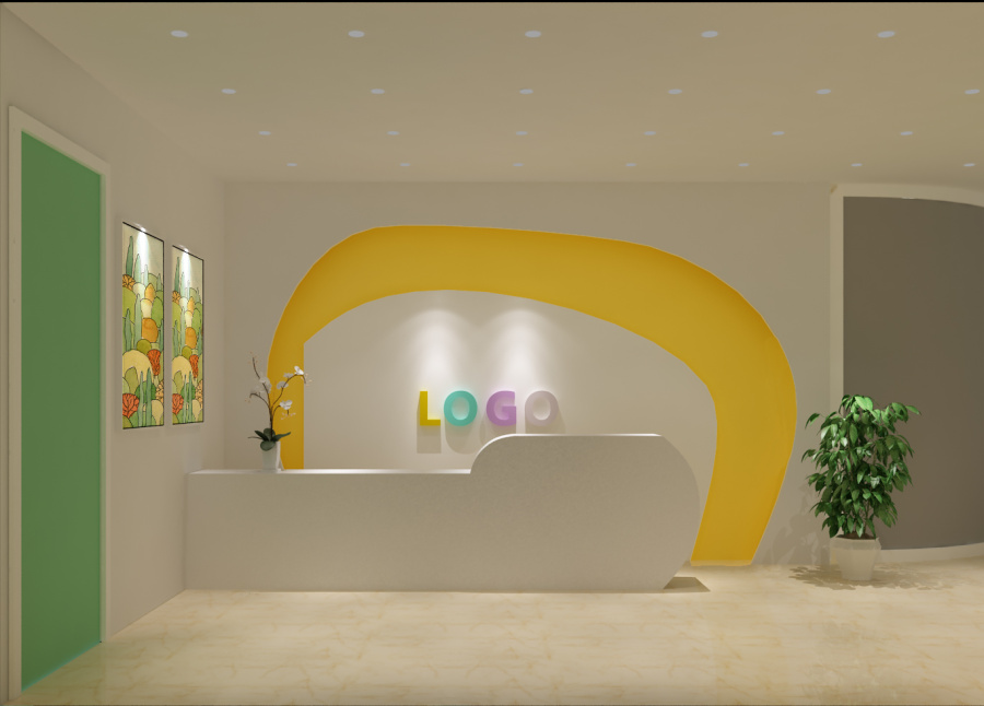 300平米幼儿培训机构装修设计效果图|室内设计