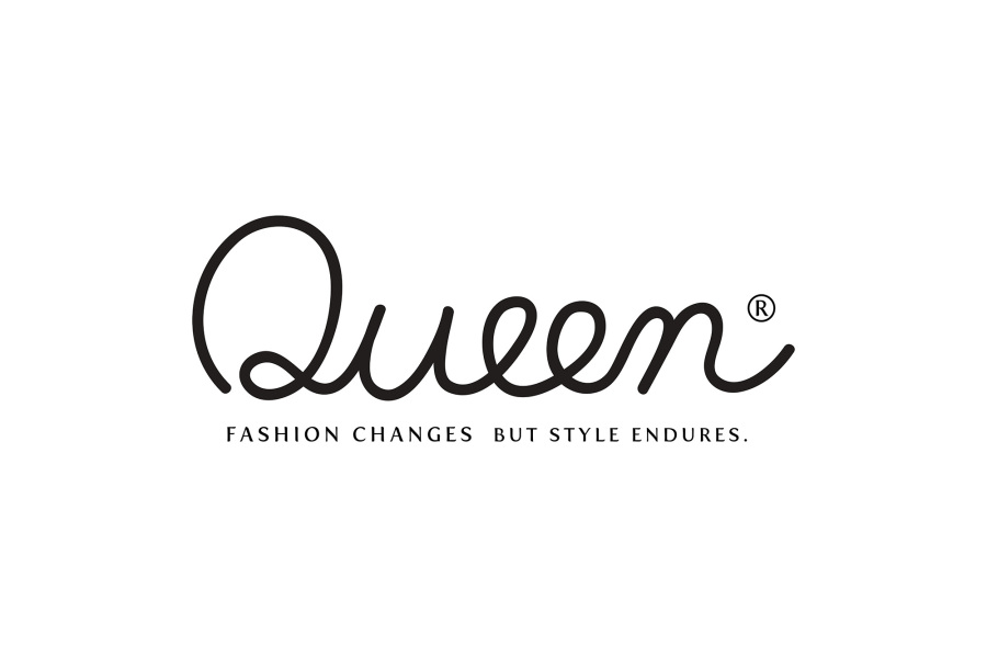 Queen logo design 女王服装品牌形象标志设计