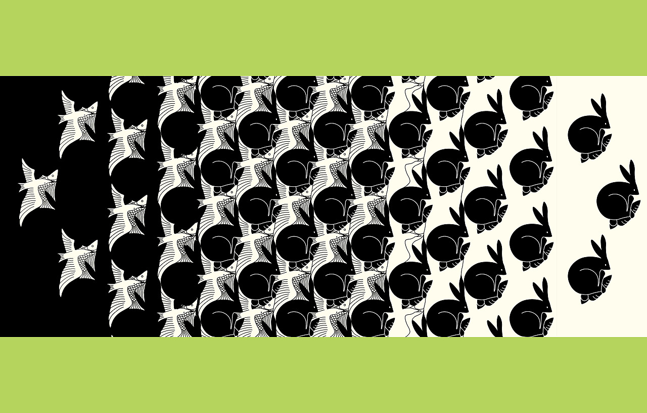 埃舍尔图案创作【补完】-EningDesign|插画|其他插画|SUEning - 原创作品 - 站酷 (ZCOOL)