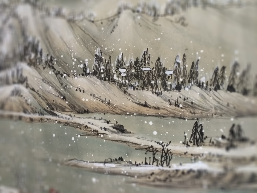 冰雪无声 岁月有情|商业插画|插画|木意思S - 原