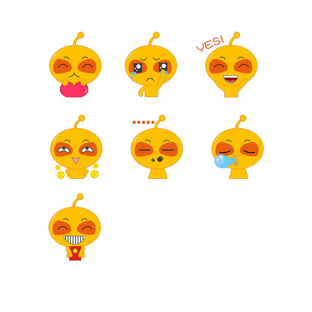 各种贱贱的表情