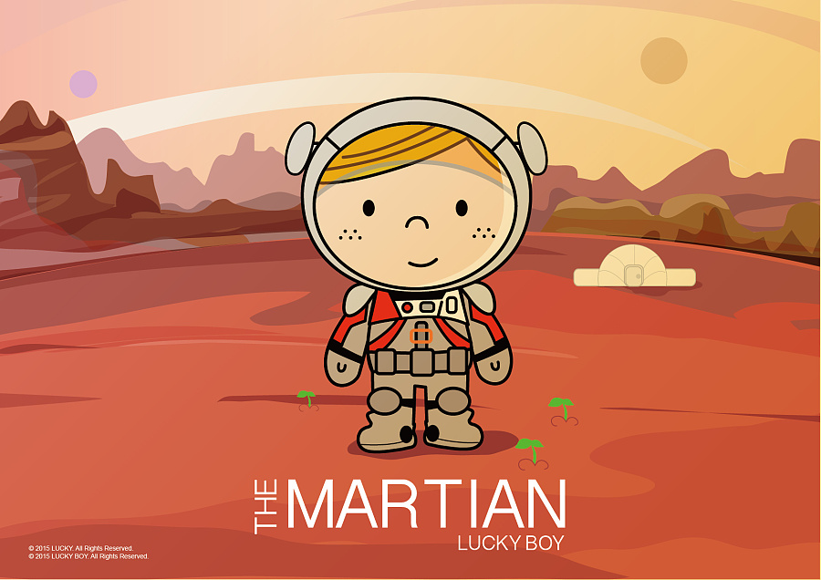 lucky boy的火星救援|单幅漫画|动漫|lovelucky - 原创设计作品