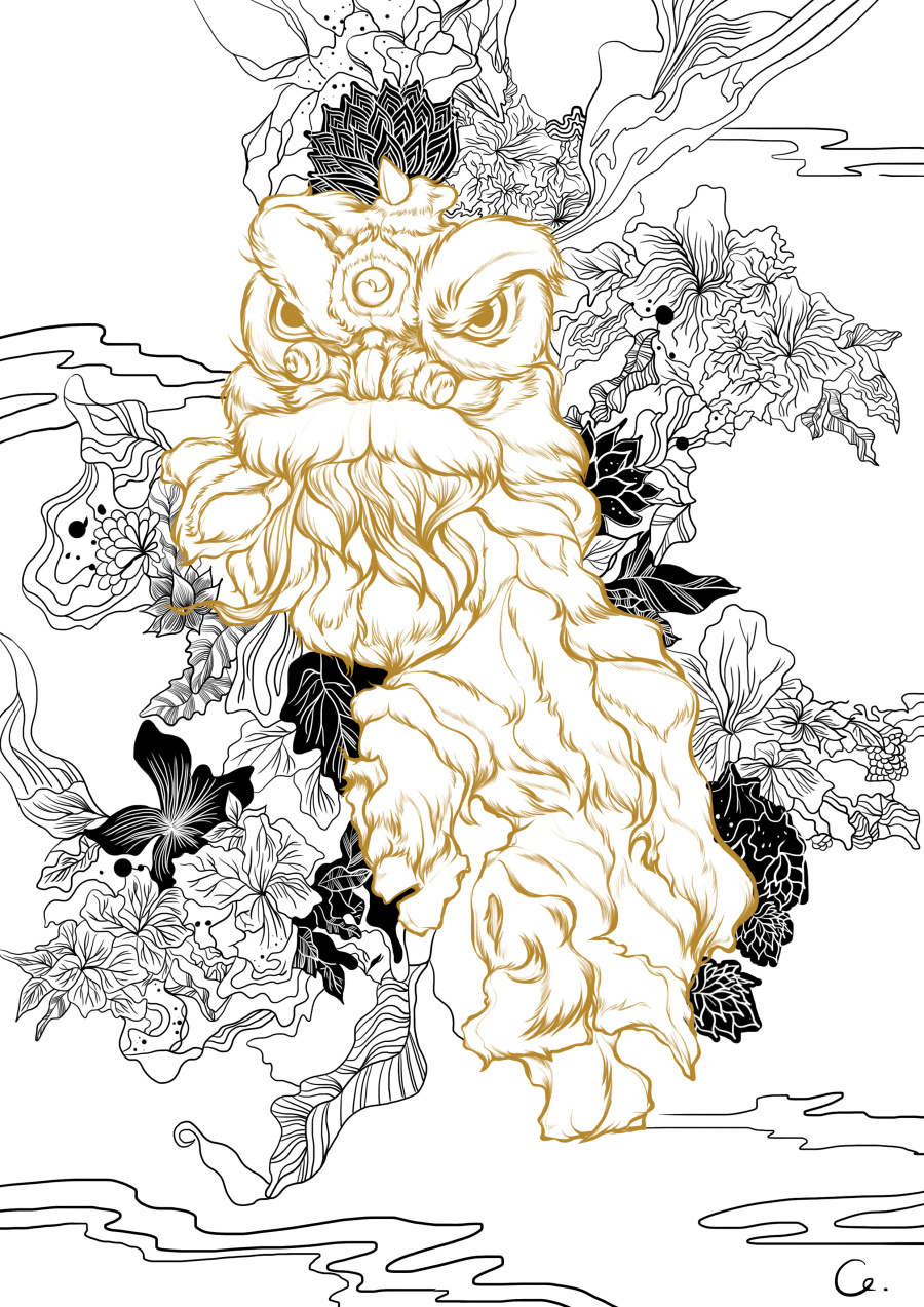 澳门金沙赌场长卷插画|商业插画|插画|插画师C