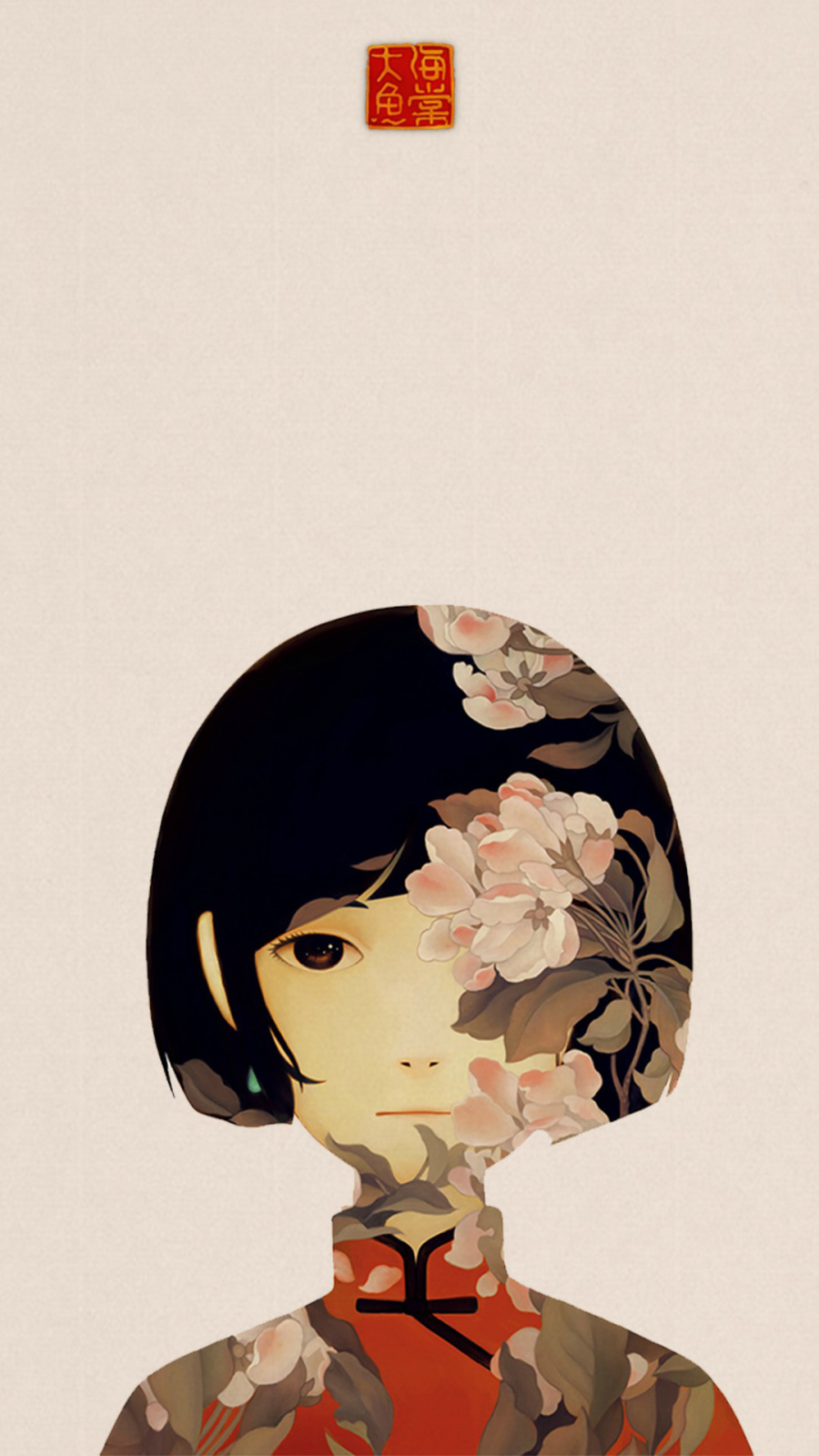 大鱼海棠·手机壁纸|其他平面|平面|减肥的加菲