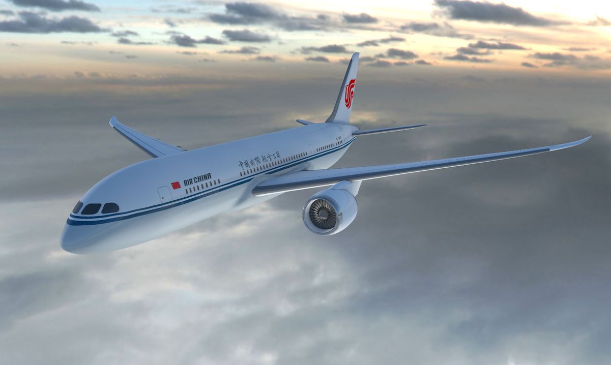 客机 波音787 中国国航 boeing787