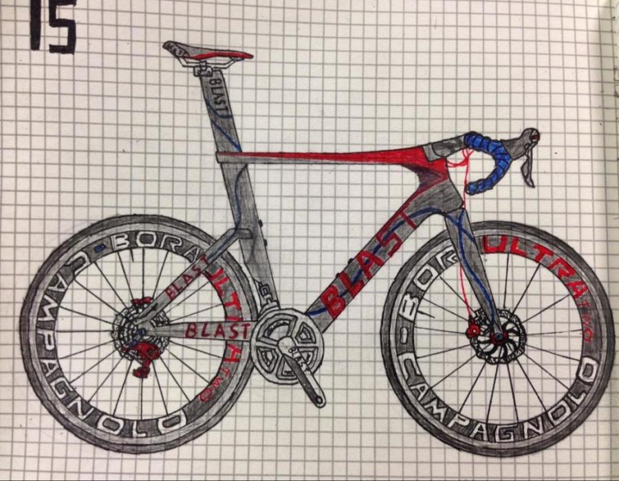 手绘公路车|绘画习作|插画|13828891501bb - 原