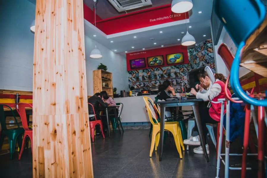 5分钟米饭快餐店|室内设计|空间\/建筑|guangua