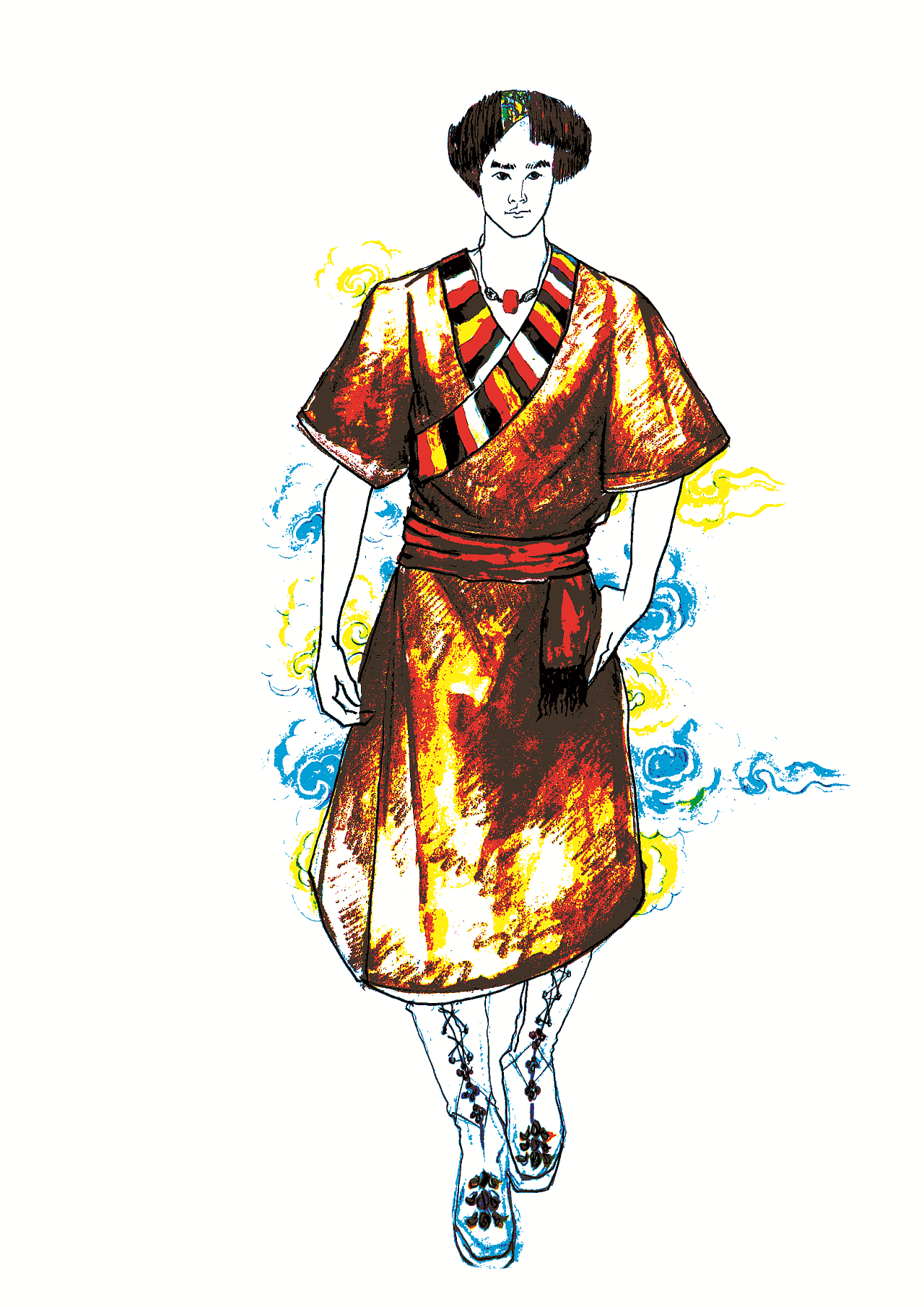 上海国际时装艺术节环东华时装周时尚藏装设计(男装设计)