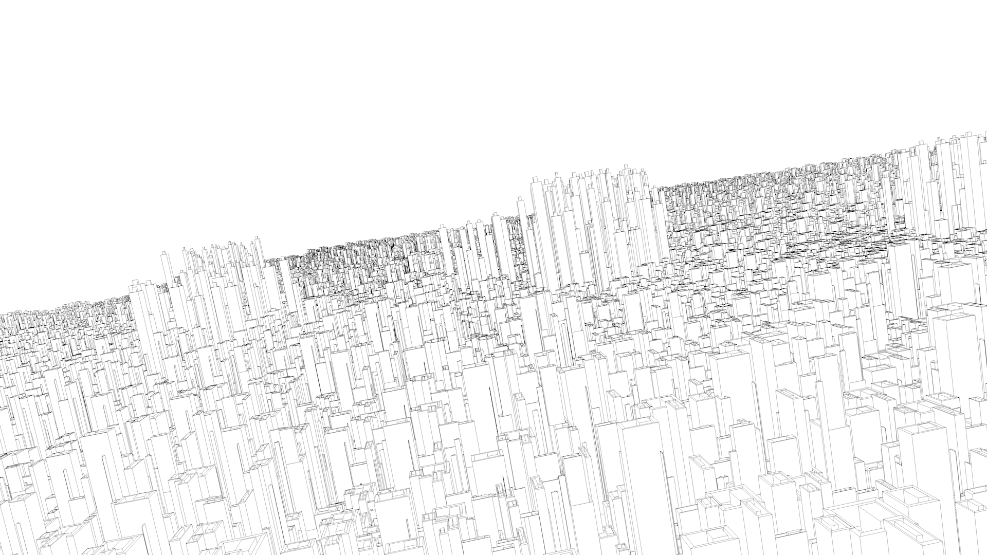 未来城市大场景搭建