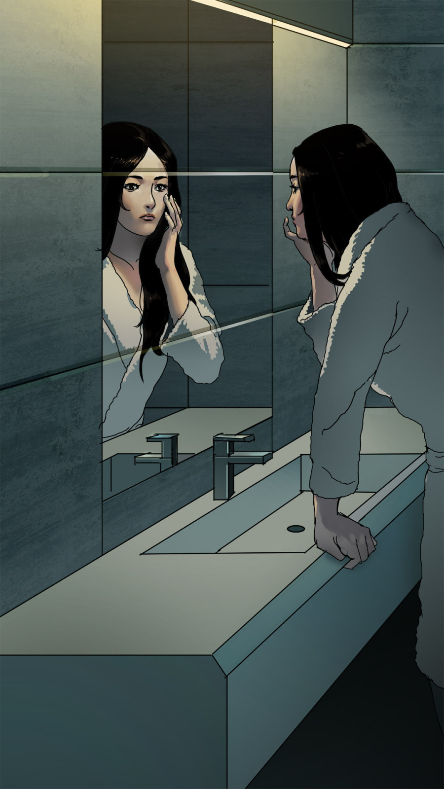 一个鬼故事|短篇\/四格漫画|动漫|李清怡 - 原创设