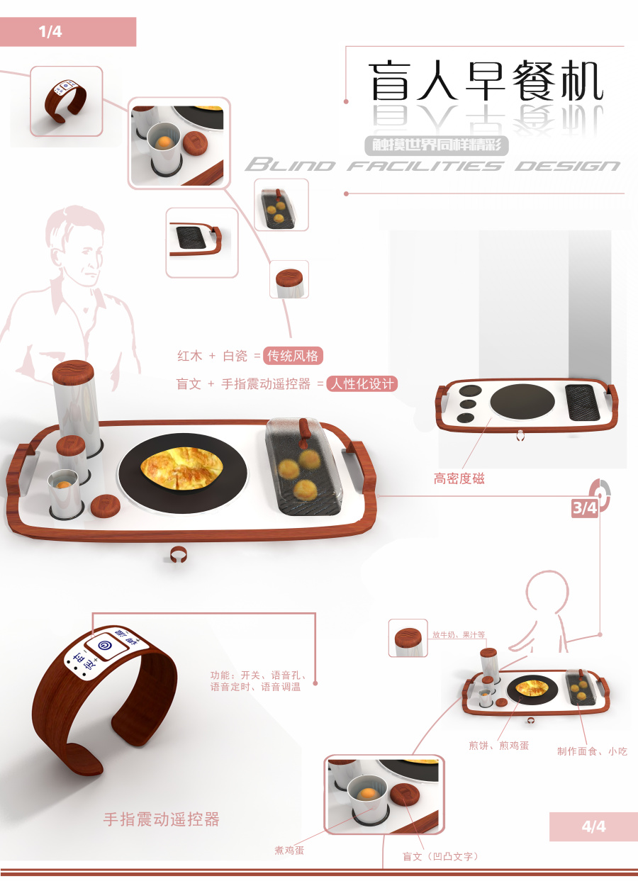 盲人早餐机(i-touch 1) |生活用品|工业\/产品|Erin