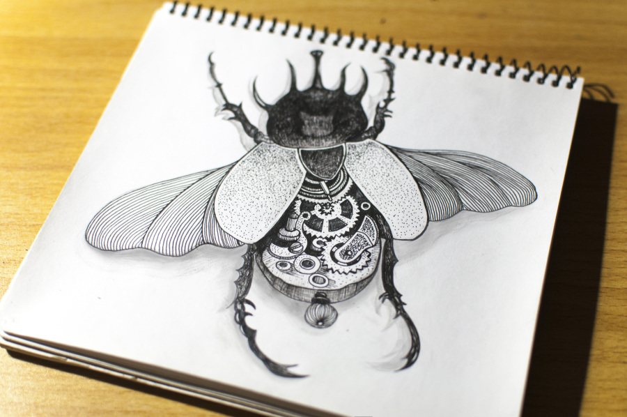 闲时杂画|绘画习作|插画|反恐蜘蛛 - 原创设计作