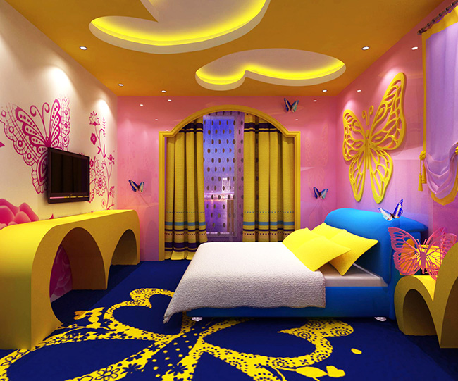 重庆情侣主题酒店装修设计|室内设计|空间\/建筑