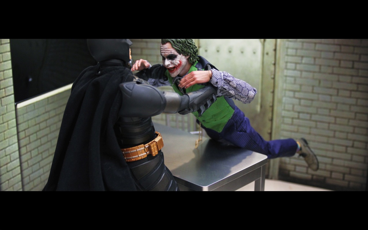 BATMAN&JOKER蝙蝠侠黑暗骑士,还原电影小