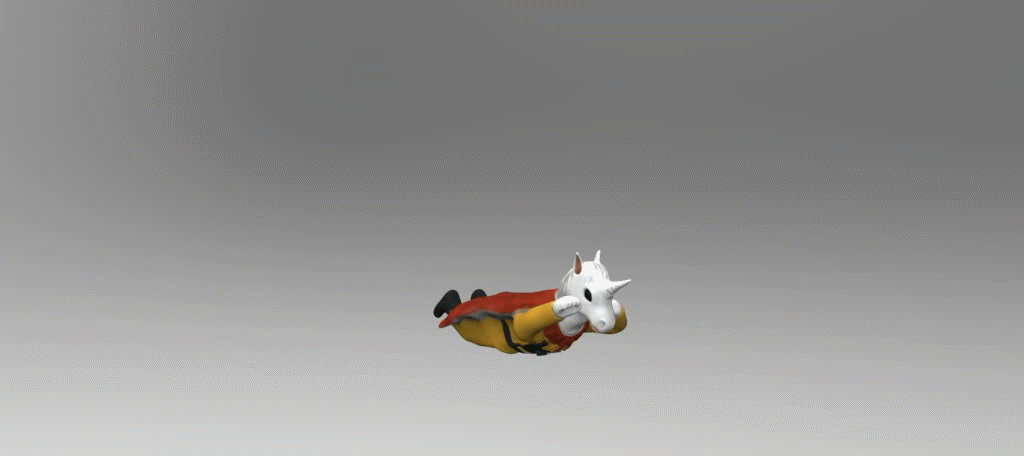 wifi万能钥匙吉祥物-独角兽小飞侠