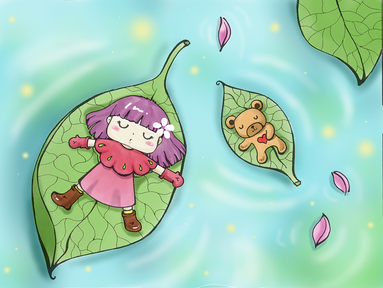 躲在云里 做梦#动漫作品