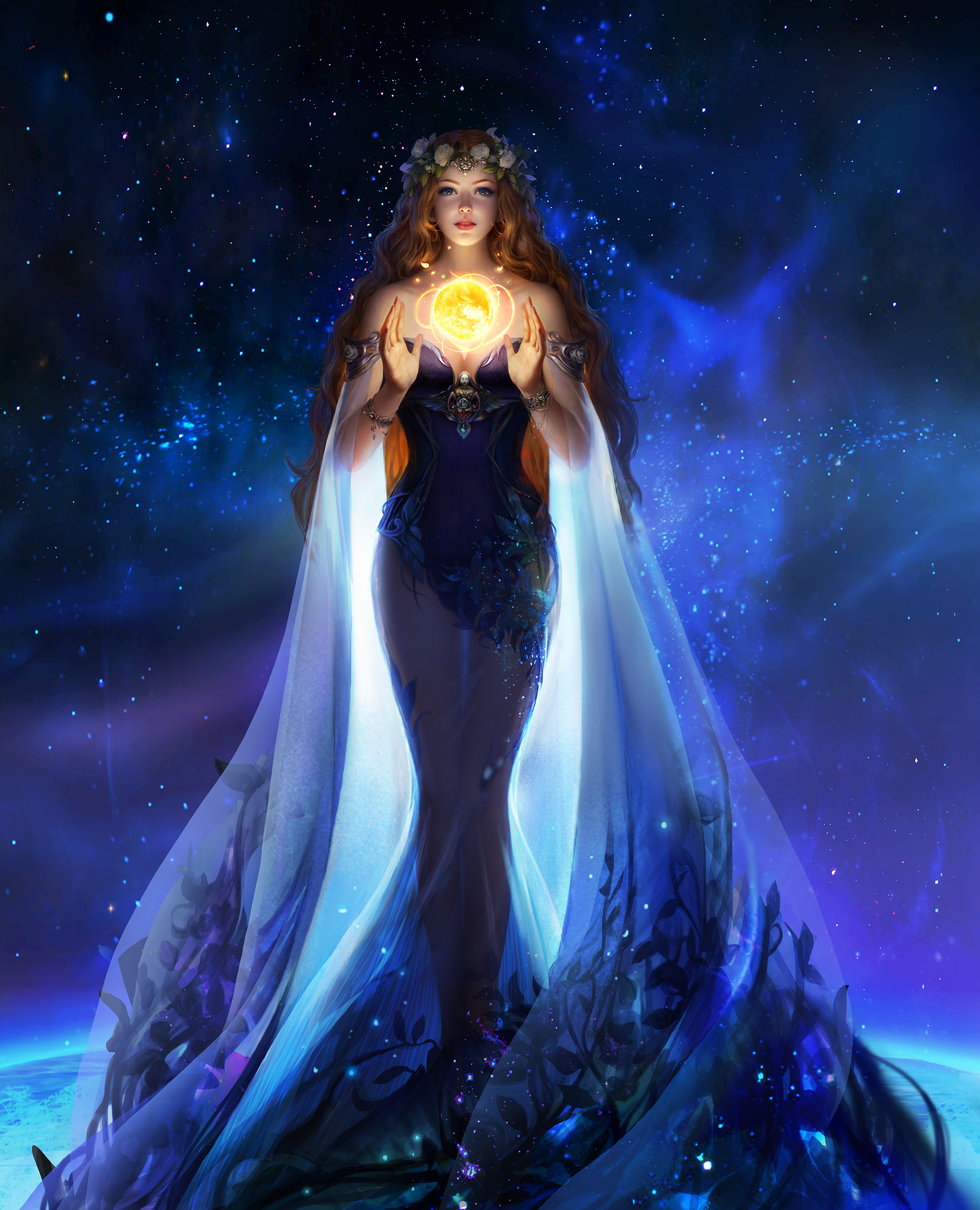 大地女神|插画|游戏原画|敬敬插画 - 原创作品 - 站酷 (ZCOOL)