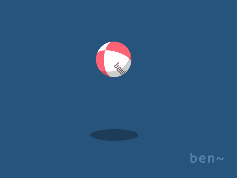 ae动效—翻滚的小球