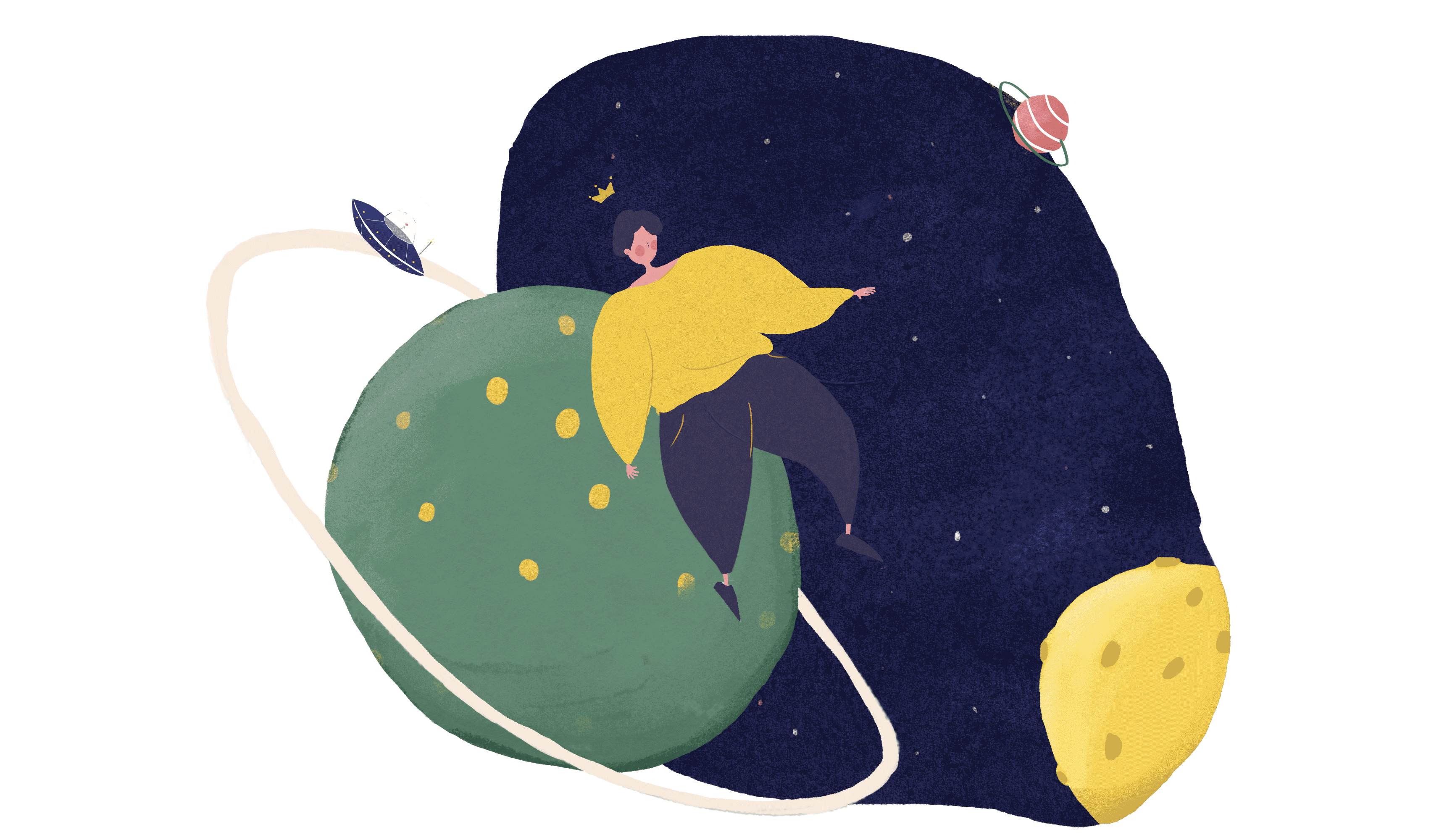 小王子系列 孤独星球 - 原创作品 - 站酷(zcool)