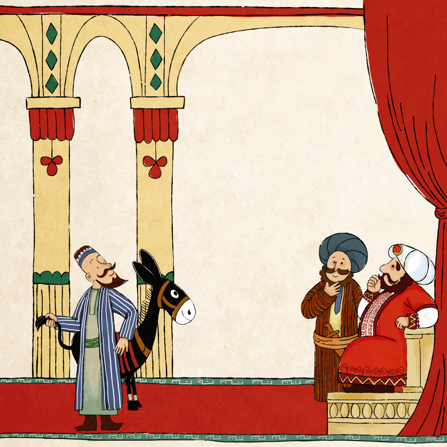 聪明的阿凡提|儿童插画|插画|张丹石 - 原创设计