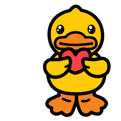 Sticker of B.Duck 2|网络表情|动漫|Heyzeem_ -