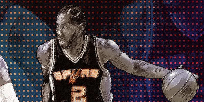 NBA季后赛开始了|商业插画|插画|9523 - 原创设