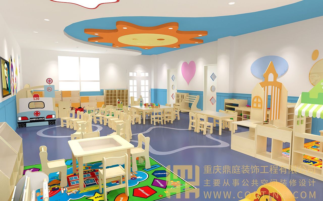 重庆高端幼儿园设计_幼儿园装修设计公司_鼎庭装饰