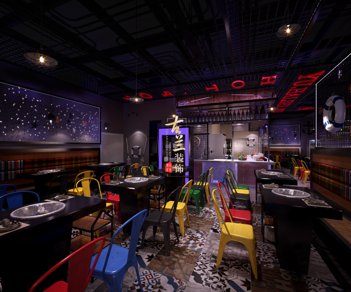 修公司|都江堰特色火锅店装修公司-鱼还是鱼火