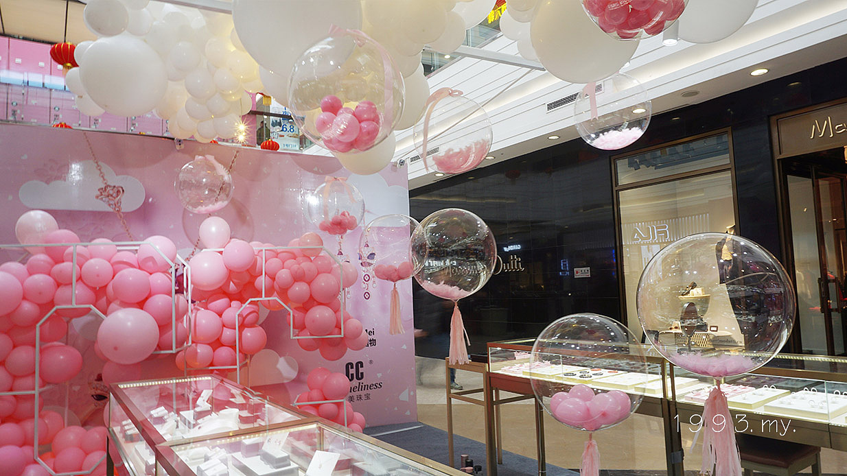 CC卡美珠宝情人节专柜