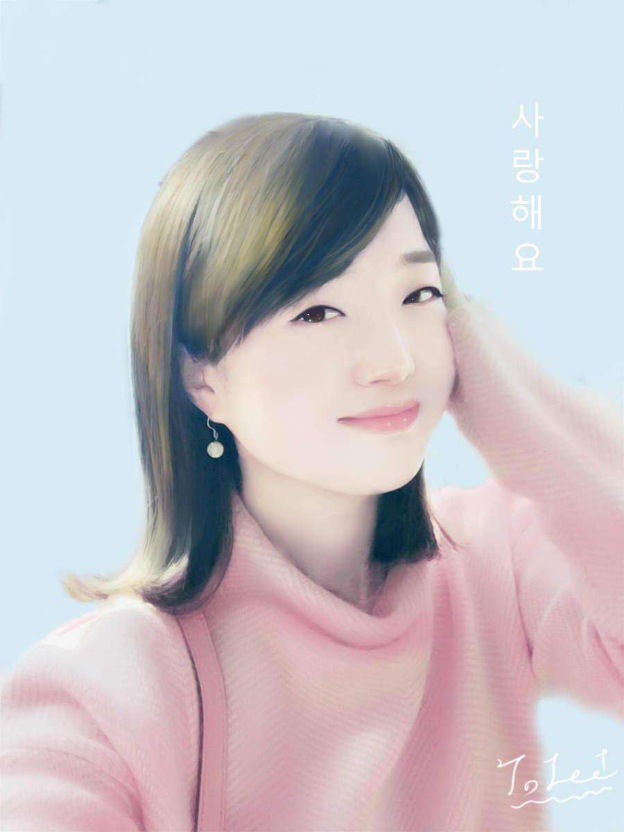 小阿姨要的照片转手绘头像|商业插画|插画|树隙