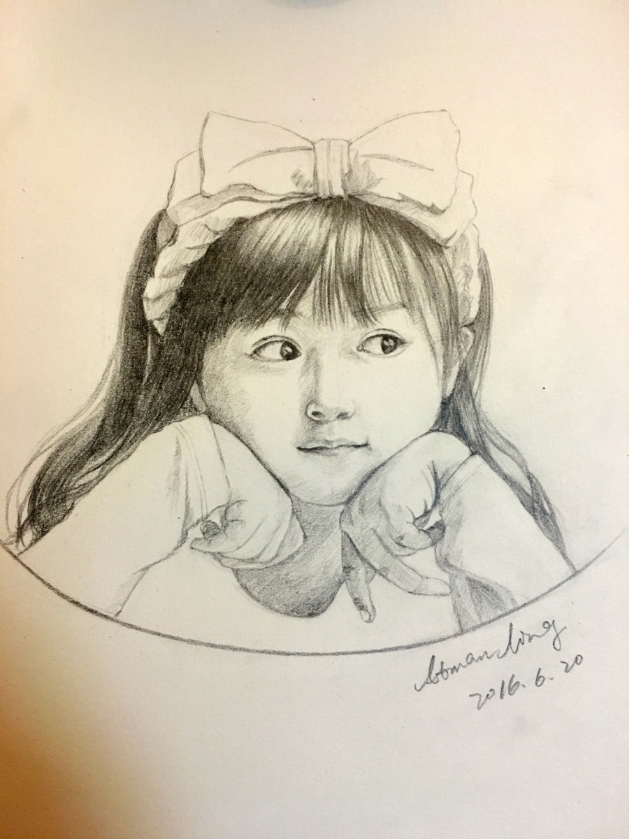 人像画|绘画习作|插画|玲咚AtmanLing - 原创设