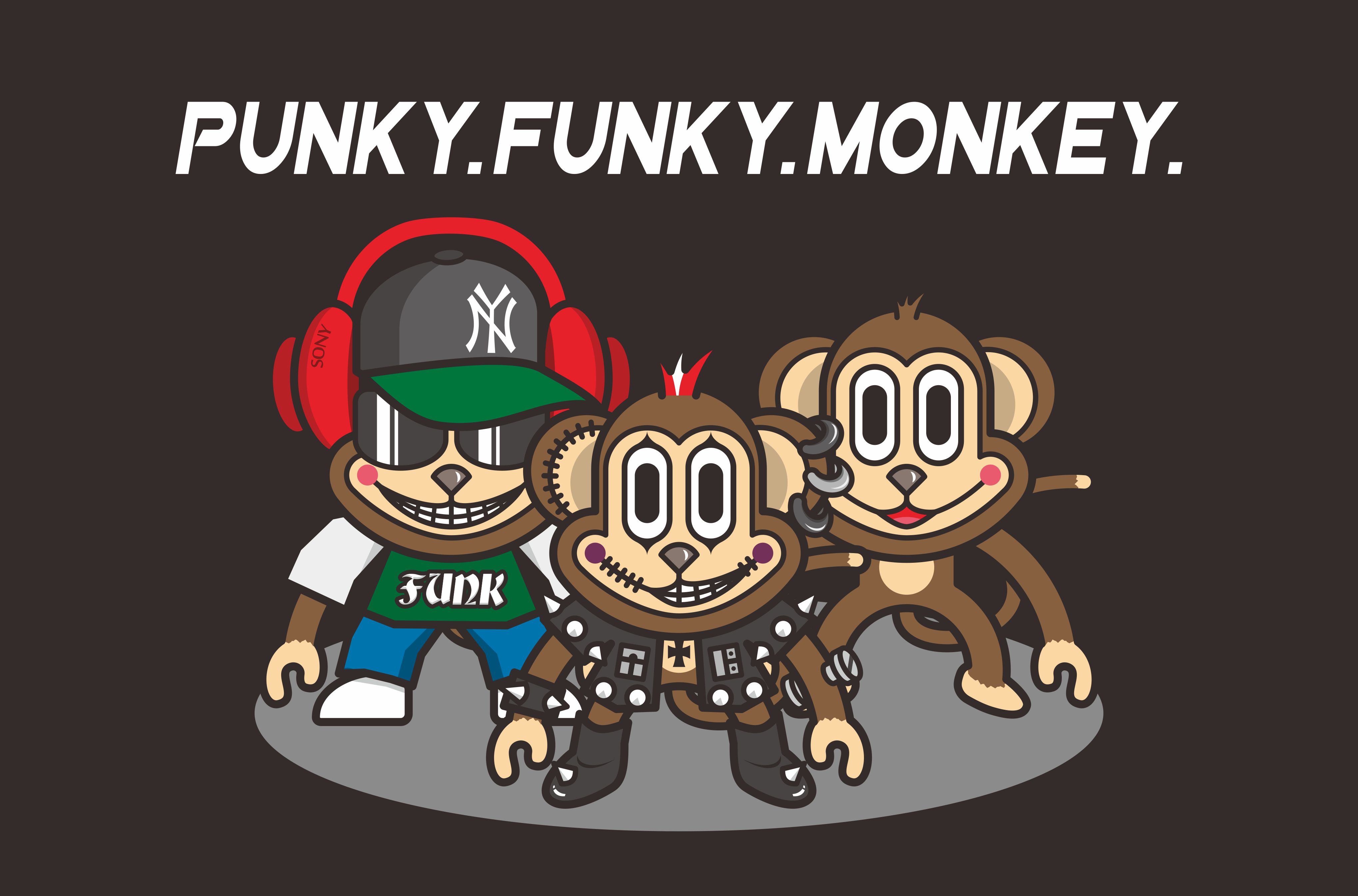 punky funky monkey|平面|图案|reeeeeeeeeei